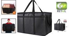 Lightweight 79L Insulated Catering Bag — Black Delivery Solution for All Needs