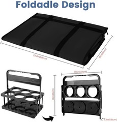 Cooler Insulated Food Delivery Bag & Drink Carrier with Hard Bottom Xxx-Large