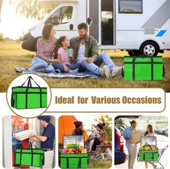 Insulated Bags for Food Delivery, XXXL Pizza Delivery Bags, Large Capacity Coole