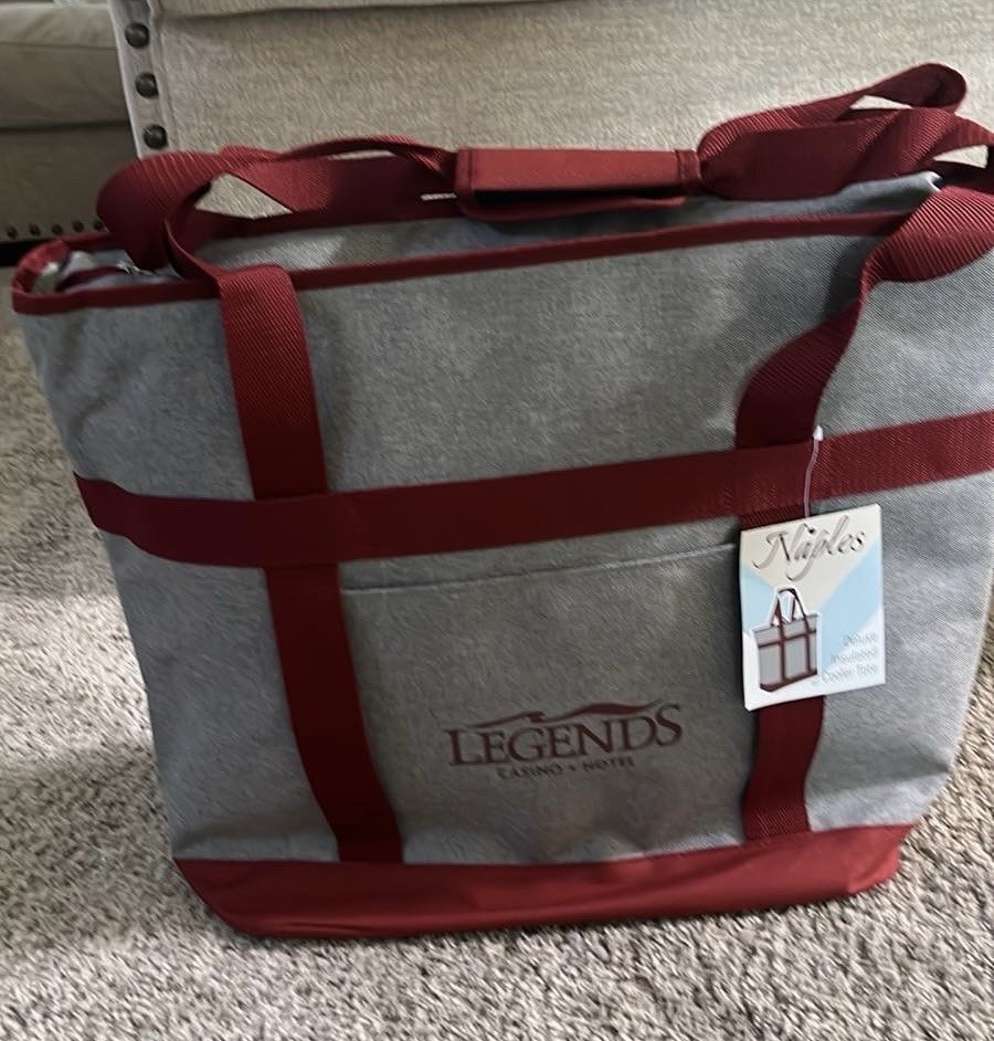 Naples Deluxe Insulated Cooler Tote branded for Legends Casino Hotel