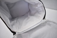 GDIT Insulated Freezer Bag Roller Cart w Adjustable Handle Zippered Pouches