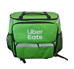 A1 Original UBER EATS Insulated Food Delivery Backpack Tote Bag w/ Rain cover