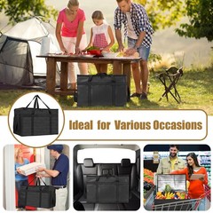 Peasug Insulated Bags For Food Delivery Xxxl Pizza Delivery Bags Large Capacity