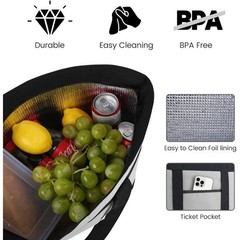 Insulated Delivery Bag 3 Layer Thermal Heavy Duty Design Quick Access Pocket New