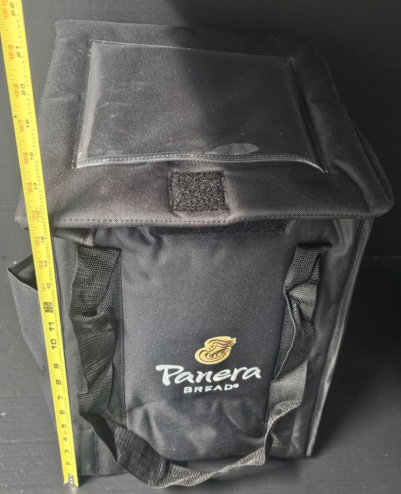 Cambro Panera Bread 12″ GoBag Medium Black Insulated Food Delivery Bag New