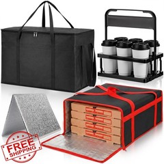 Ferrochef 3 Set Black Delivery Bags 23″x15″x14″