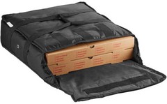 Commercial 20 1/2″ x 20 1/2″ x 6″ Insulated Pizza Delivery Bag Heavy-Duty Nylon