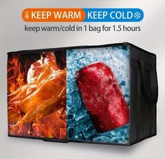 #1 X-Large Order Insulated Food Delivery Hot Bag Catering Grocery L23xW14×H15″