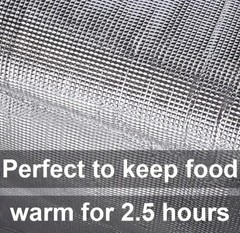 #1 X-Large Order Insulated Food Delivery Hot Bag Catering Grocery L23xW14×H15″