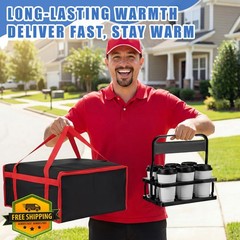 Ferrochef 3 Set Black Delivery Bags 23″x15″x14″