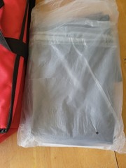 Seamless Driver Hot Thermal Food Delivery Red Black Handled Bag NIP