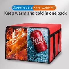 Insulated Pizza Delivery Bag, 20″ x 20″ x 14″ Pizza Warmer Bags for Carry Hot…