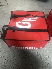 Grubhub Deluxe Style Insulated Delivery Bags Lot 2 Large 19×19 Small 14×14