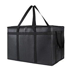 #1 X-Large Order Insulated Food Delivery Hot Bag Catering Grocery L23xW14×H15″