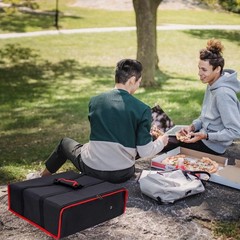 Pizza Delivery Bag — Insulated Pizza Warmer for Hot Food Delivery, Large Size…