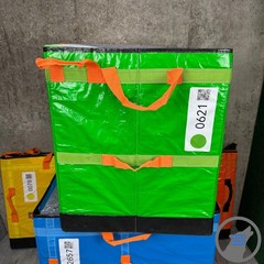 (2) AMAZON COURIER LARGE DELIVERY STORAGE BAGS 28x23x20 *2 TOTE LOTS* BUY BULK!