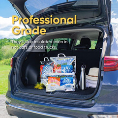 Hot and Cold Insulated Bags for Food Delivery, Grocery Shopping Bags, Food Stora