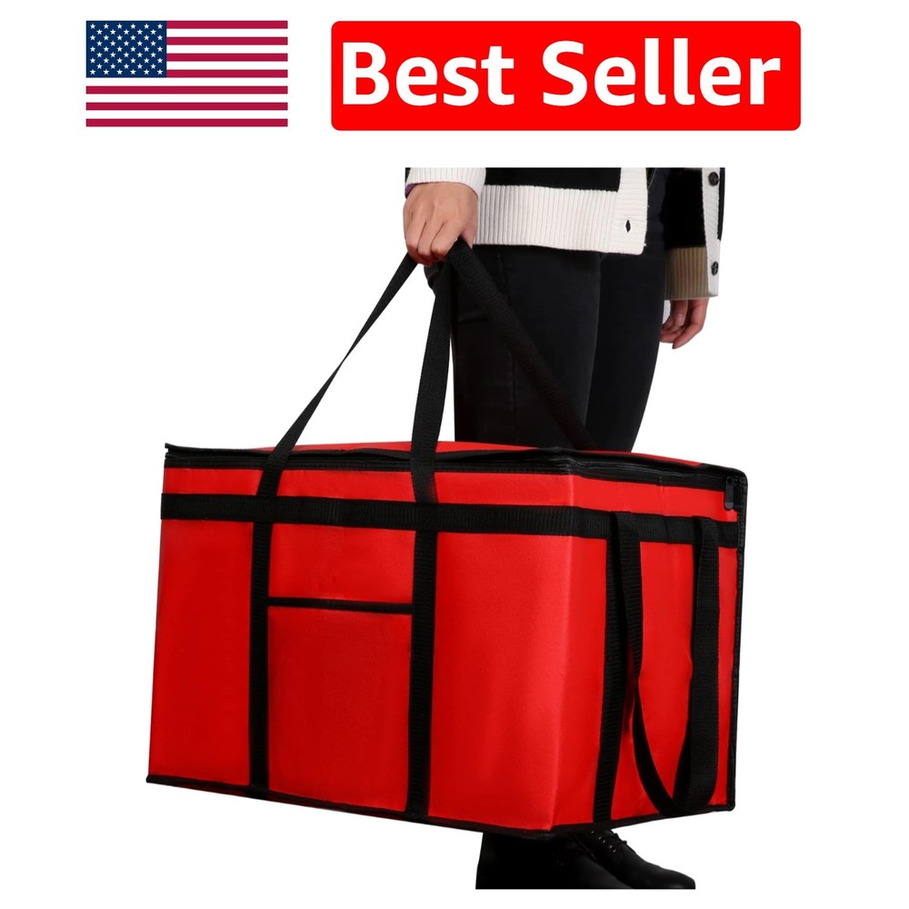 XXXL Insulated Food Delivery Bag — 23″x15″ for Hot & Cold Catering Needs