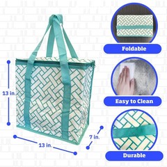 DURASACK Medium Insulated Food Delivery Bag 13″x7″x13″ Reusable Thermal Tote fo