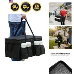 Catering Bag for doordash uber eats 22x14x13 Insulated Food Delivery Bag with…