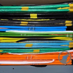 (2) AMAZON COURIER LARGE DELIVERY STORAGE BAGS 28x23x20 *2 TOTE LOTS* BUY BULK!