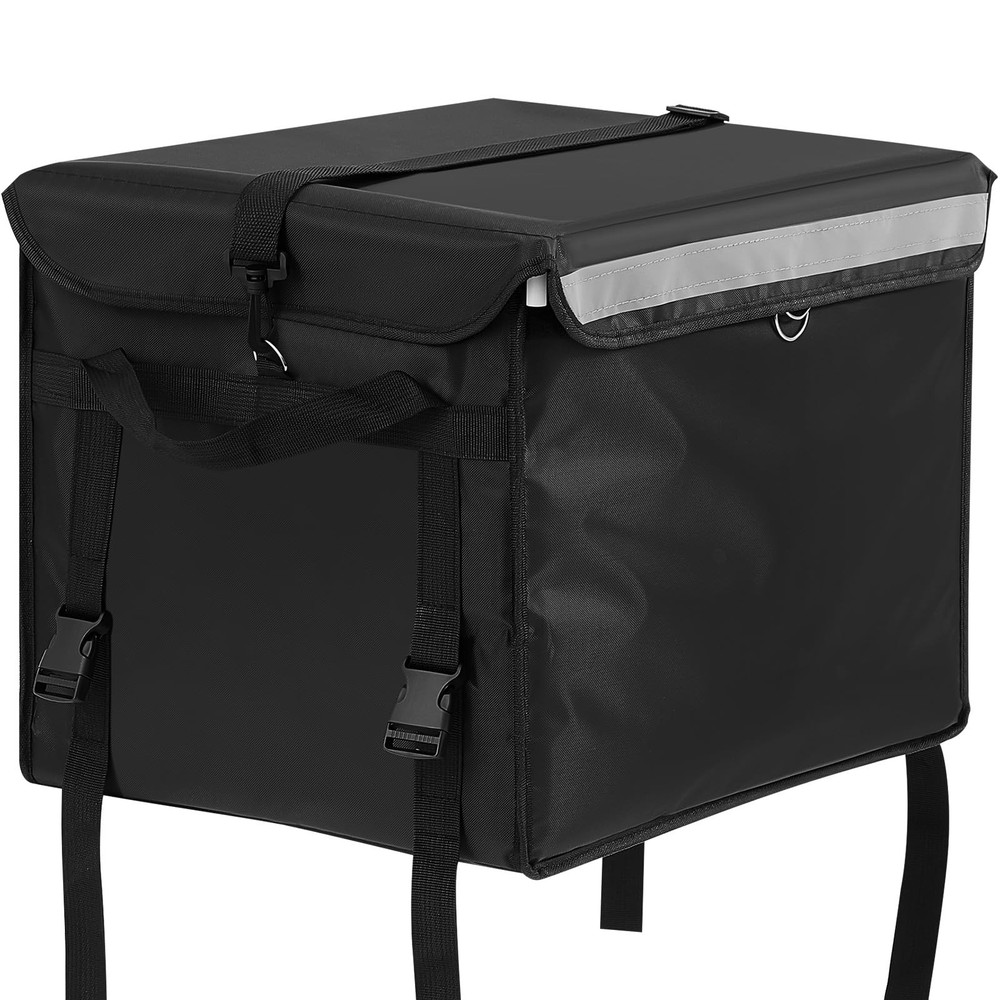Insulated Food Delivery Bag 18.5x13x13 Inches for Bike with Rear Rack