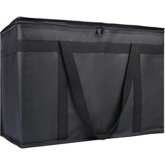 Versatile XX-Large Reusable Grocery Bag — Insulated Cooler with Zippered Top