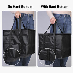 2PK Removable Hard Bottom for 16″ W X 9″ D Bag, X-Large Insulated Plate for Reus