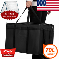 Insulated Food Delivery Bag, 22x15x14″ Pizza Carrier Box for UberEats, Doordash