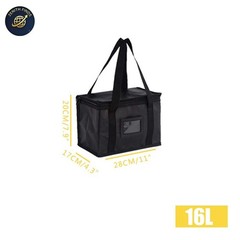 🍕 Insulated Food Delivery Bag Large Thermal Cooler Box Pizza Takeaway Picnic