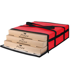 Insulated Pizza Delivery Bag for Carry Hot, 20″ x 20″ x 6″ Carrier Warmer, Insul