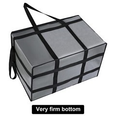 4 PACK XXXL Insulated Food Delivery Bag Cooler Bags Keep Food Warm Catering