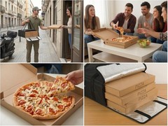 Pizza Bags for Delivery, Insulated Pizza Delivery Bag for Delivery Drivers, 2…
