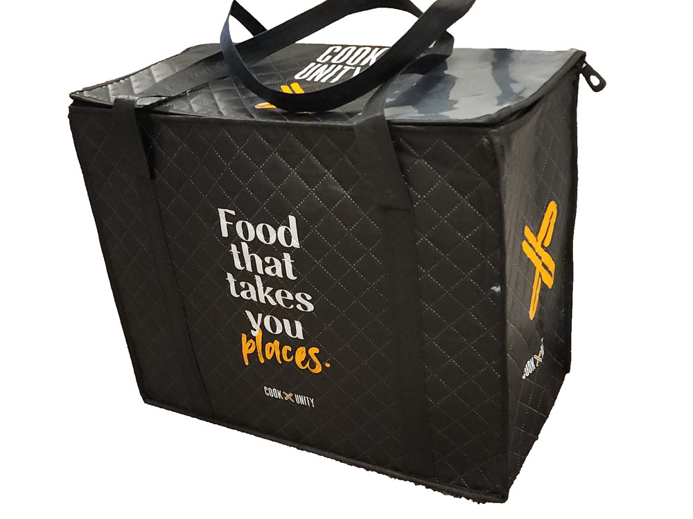Large L Insulated Reusable Thermal Food Delivery Bag 19.5″L x 9.5″W x 15.5″H
