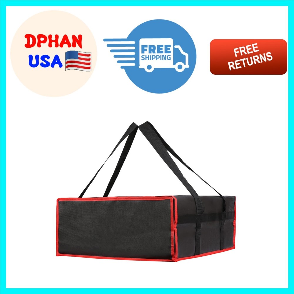 Versatile Insulated Food Delivery Bag with Shoulder Strap — Easy Carry Design