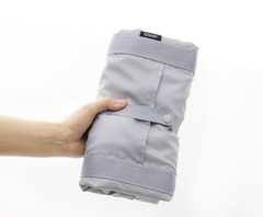 Washable takeaway sushi and pizza bag, light grey