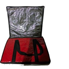 Large Red Insulated Food Delivery Bag Catering Pizza Carrier 20″x20″x14″
