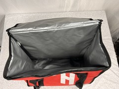 Grubhub Official Large 19″x19″x10″ Insulated Food Delivery Carrying Tote Bag Red