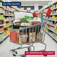 Insulated Food Delivery Bag, XXXL Insulated Reusable Grocery Cooler/Hot Bags, To