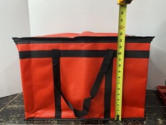 Insulated Food Delivery Bag 3XL Premium Commercial Catering Bag W/Cupholder