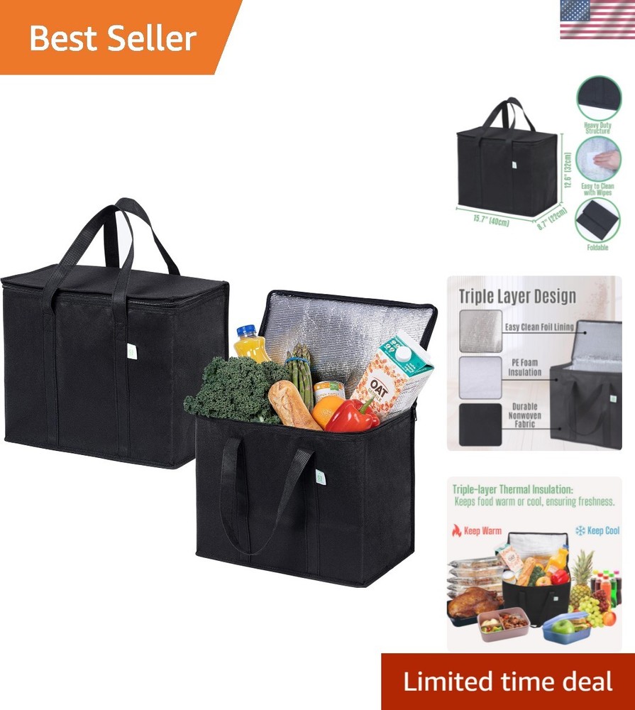 Eco-Friendly VENO Insulated Delivery Bags — Perfect for Picnics & Hiking