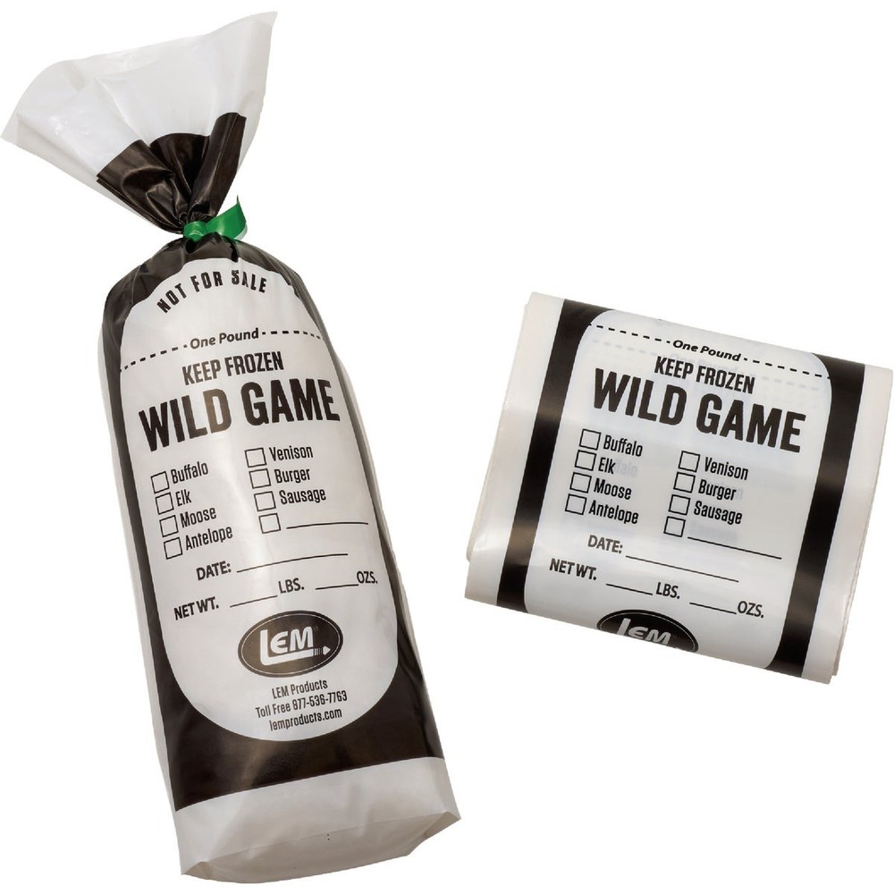 LEM 2 Lb. Wild Game Bags (25-Count) W041 LEM W041