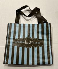 Nothing Bundt Cake Delivery Bag Signature Logo Reusable Handles Square 12″ x 13″