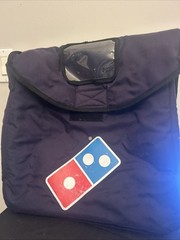 Domino’s Pizza Food Delivery bag Insulated, Thermal, Original 18”x17”x7” Blue #9