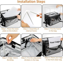 Insulated Food Delivery Bag for Bike, Pizza Delivery Bag with Divider and Rea…