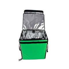 50L XL Large Insulated Food Delivery Backpack, 16x14x16 inches, Green