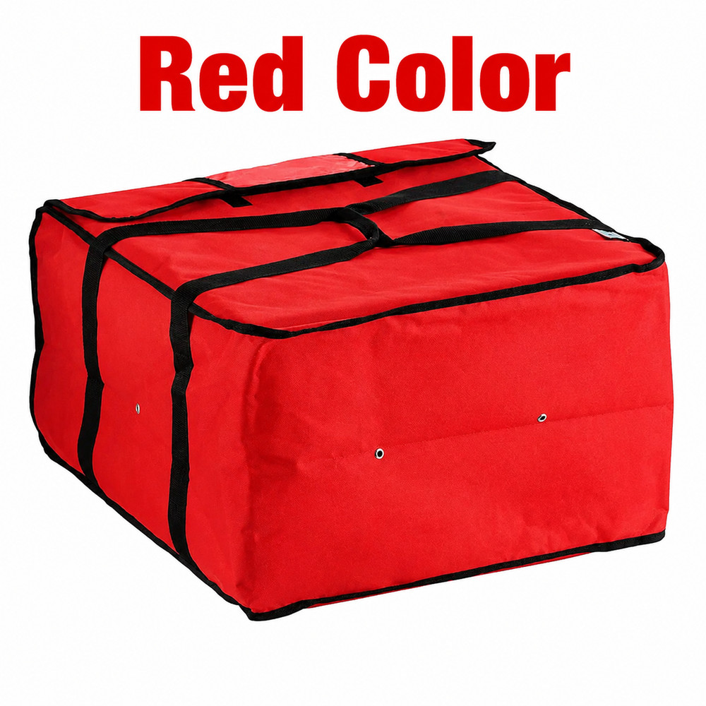 Insulated Pizza Delivery Bag 20x20x12 Hot Food Carrier 1-10 Pack Colors