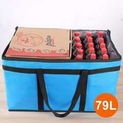 Bodaon 2PK Cooler Insulated Food Delivery Bag with Bottom for Doordash/Uber