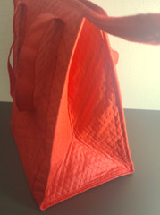 Doordash Red Food Delivery Insulated Bag Zipper