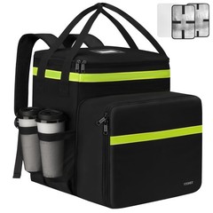 Food Delivery Backpack with 7 Cup Holders,Extra Large Insulated Delivery Bags..